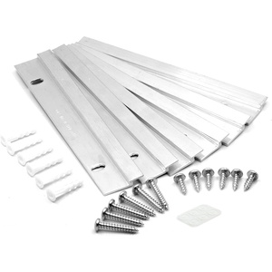 image:imagePHS French Cleat Hanger 6 in Holds 50 lb 3 Pairs  Aluminum z clips mirror hanging hardware mounting brackets for cabinets frames amp whiteboards3 Pairs