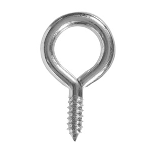 image:imagePHS Small Screw Eyes 58 in Short Shank 200 Pack for Frames  Zincplated screw eyes sharp point for wood 2145 size eye hooks for picture wire crafts amp woodwork1000 Pack