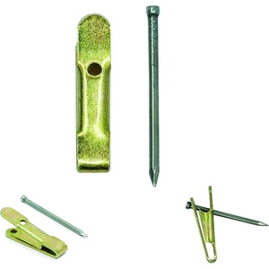 image:imagePHS Small Wall Buddies Picture Hangers Holds 30 lb 5 Pack with Nails  Picture hanging kit includes replacement hooks amp nails holds 60 lb large frames amp mirrors for drywall plaster wood walls
