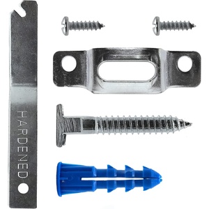 image:imagePHS T Lock Security Picture Hangers 5 Pack with Wrench for Cleats  Antitheft frame locks fits wood frame cleats tamperresistant security hardware5 Pack