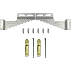 image:imagePHS Wall Buddies Hanger Holds 30 lb 5 Pack with Nails amp Screws Wood  Wall buddies sawtooth alternative holds up to 30 lb for wood picture frames hooks nails and screws included
